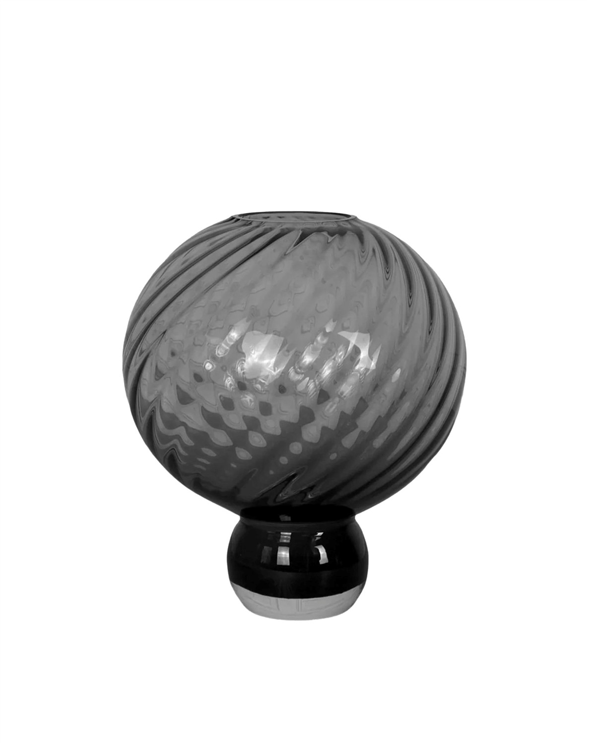 Meadow Swirl Vase - Grey - Medium